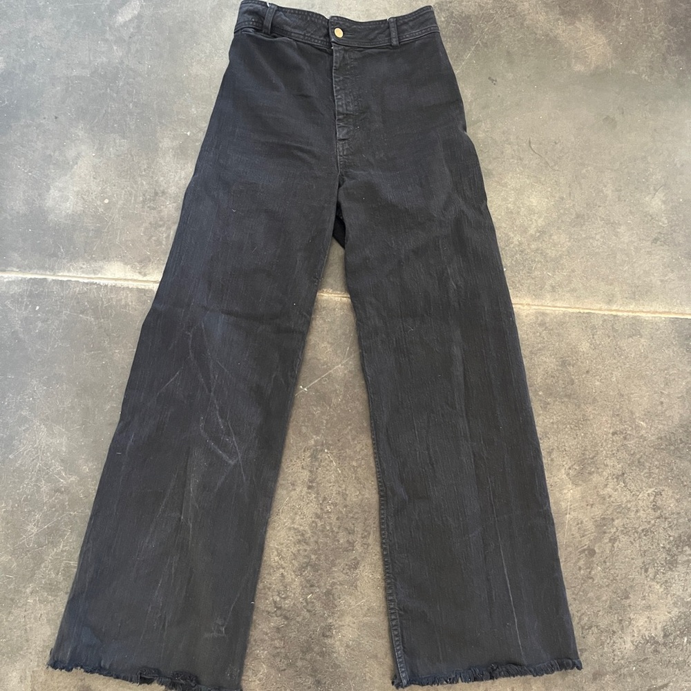 Creatures of Comfort Black Wide-Leg Pants